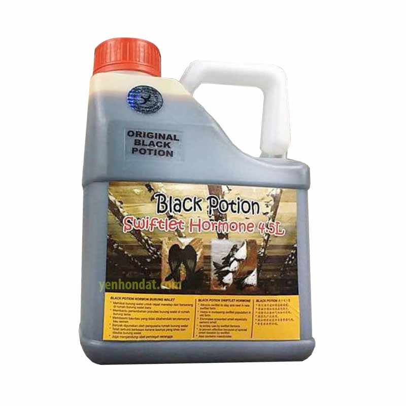 dung dịch mùi nhà yến Black Potion Swiftlet Hormone 4.5L